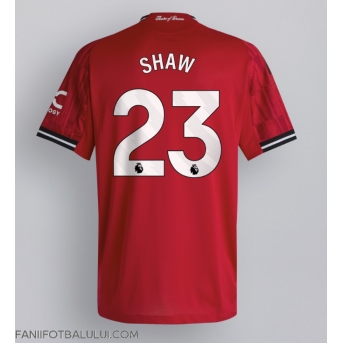 Manchester United Luke Shaw #23 Tricou Fotbal Replică 2025-26 Barbati Acasa